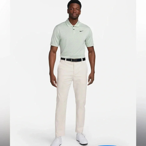 Men's  Chino Golf Trousers, Grayish Beige, size 36, 32 Length - Picture 1 of 13